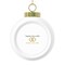 Christmas Ball Ornament Together Since 2025 Personalized Couples Keepsake - Bells / Round / 2.5" × 3"